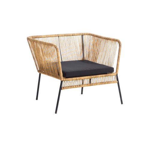 Scoubidou Simple Natural avec Coussin Noir