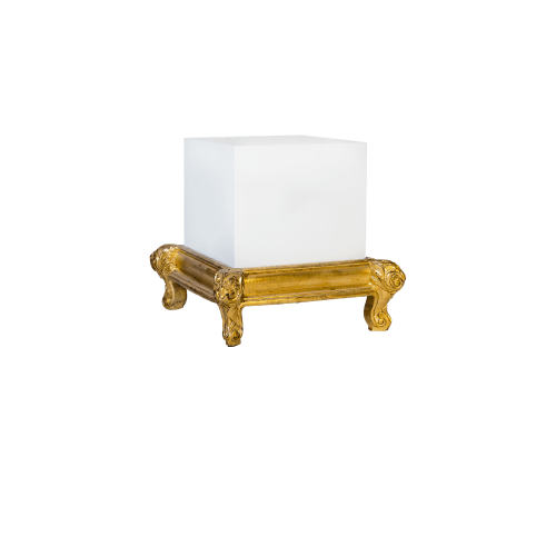 Eland® Pouf Baroque Blanc