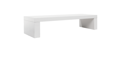 Eland® Table-U 180 Lounge Blanc