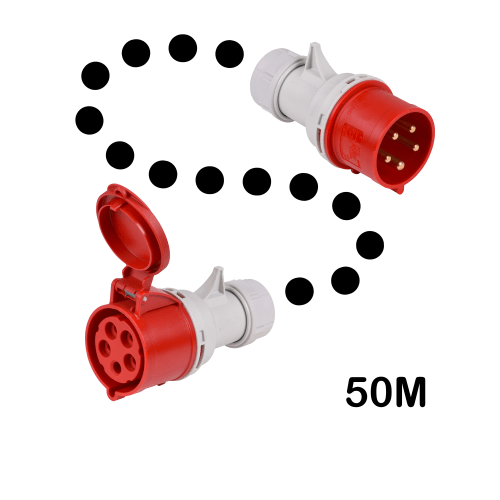 CEE Power Cable 400V 32A (5p) 50M