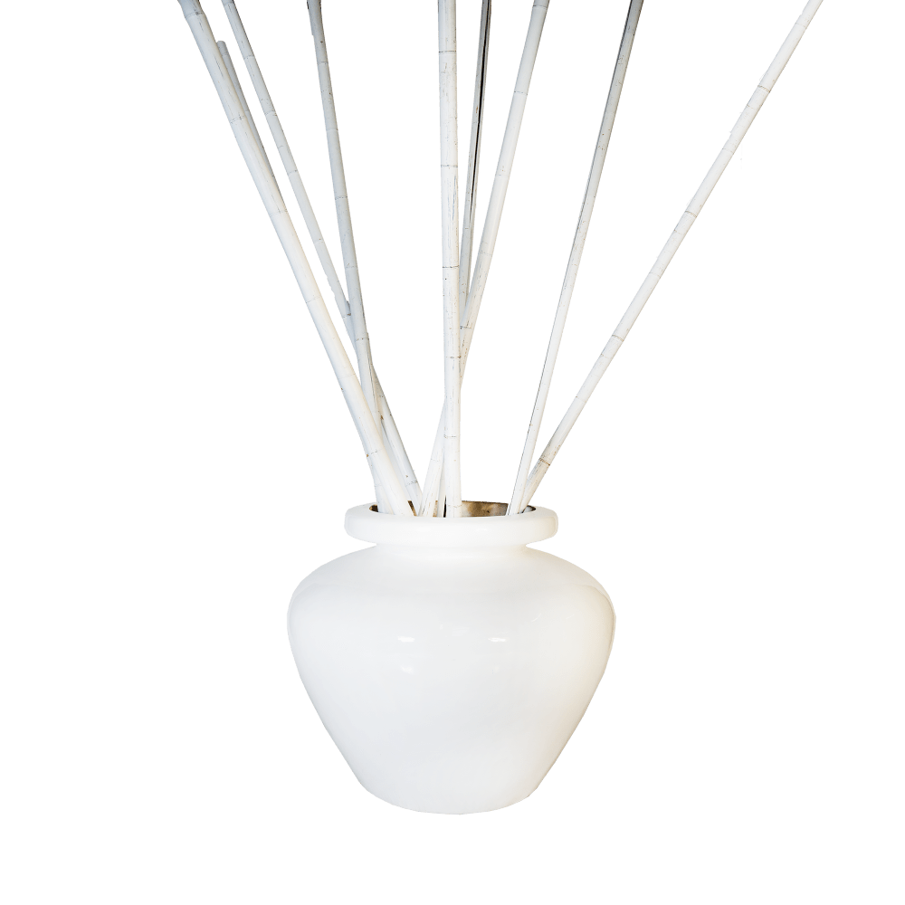 Eland® Large Vase + Bamboo White